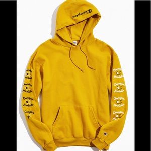 Champion XL gold hoodie